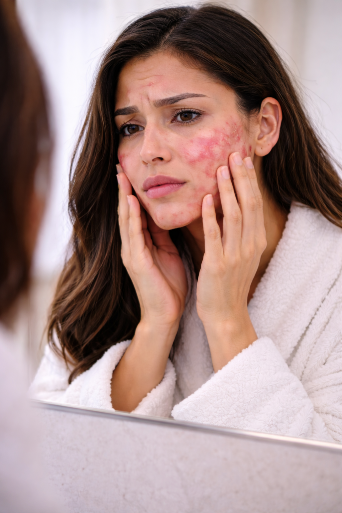 LED light therapy for acne at home: what the evidence supports (and what it doesn’t)